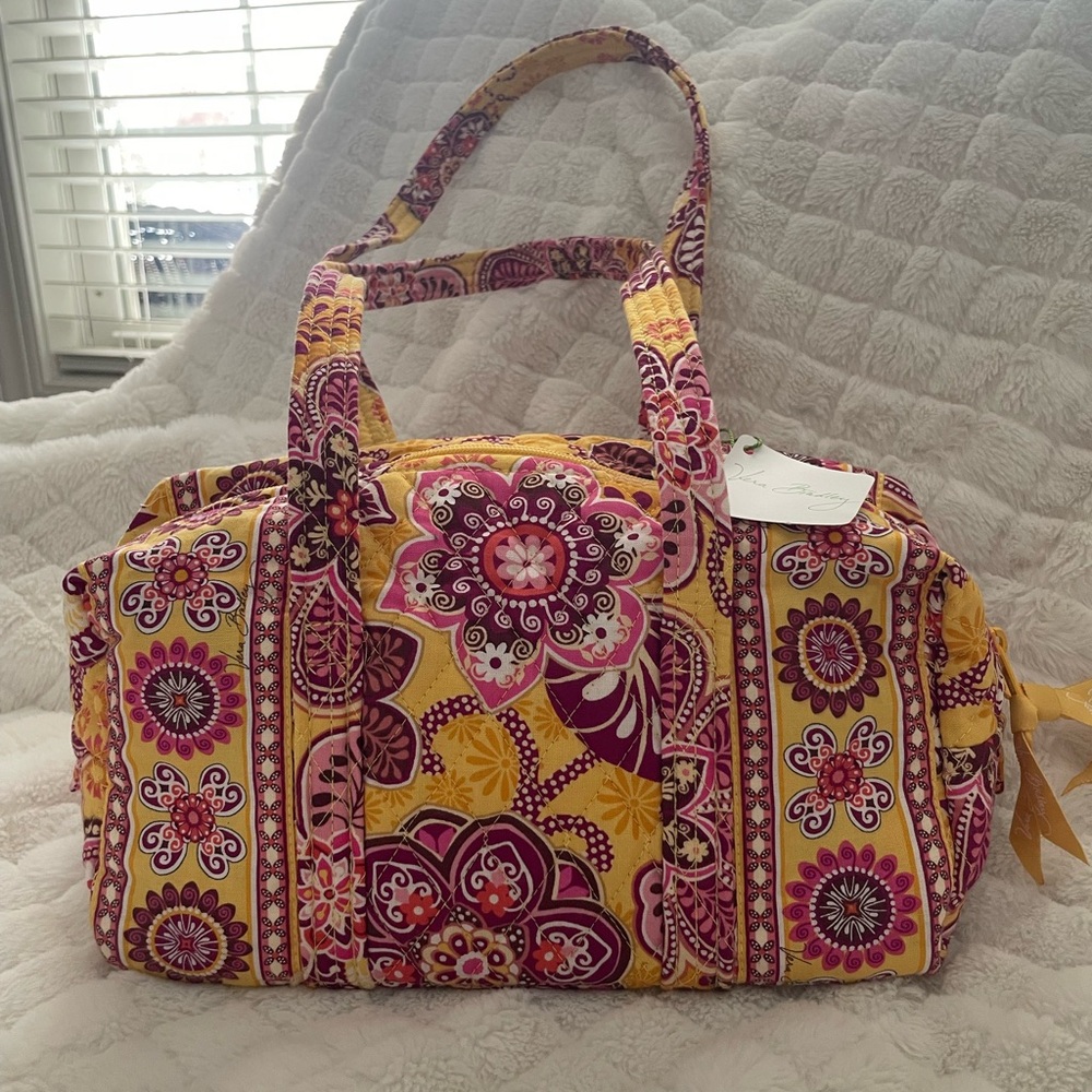 Vera Bradley Bali gold handbag